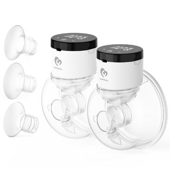 Електричний молоковідсмоктувач Portable 2Ser, Bellababy, подвійний Hands-Free з сенсорним РК-дисплеєм, акумуляторний Hands-Free з