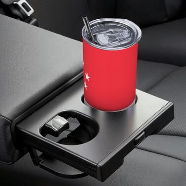 Кухоль з прямою трубочкою, принт прапора Сінгапуру, дорожній кухоль, підходить для кемпінгу, офісу та дому, 590 мл