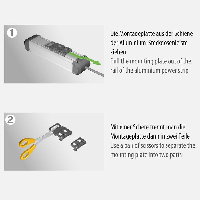 Розеткова планка Brennenstuhl Premium-Alu-Line 12-шляхова/розеткова планка з високоякісного алюмінію (розетка на декілька розеток