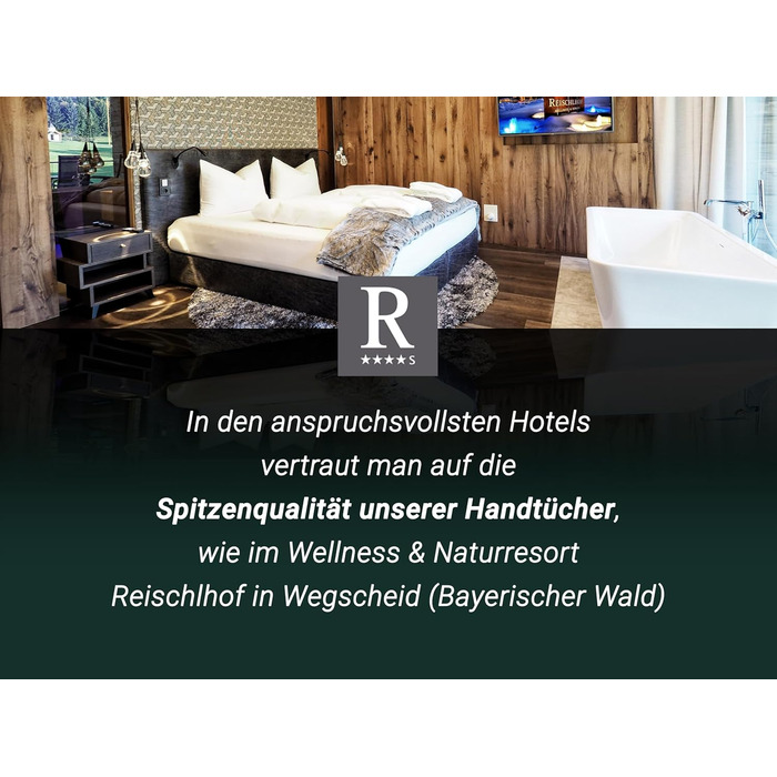 Набір з 6 рушників розміром 50x100 см - поглинаючі та м'які банні рушники білого кольору - з практичною вішалкою - можна прати до