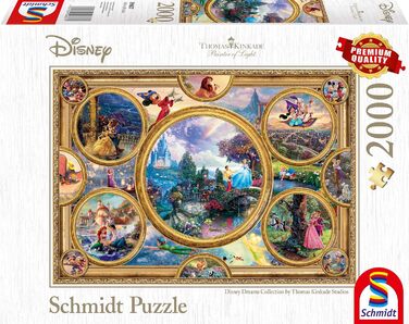 Пазл Schmidt Spiele 59607 Thomas Kinkade, Disney Dreams Collection, 2000 елементів