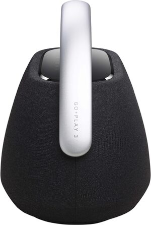 Колонка Harman Kardon Go Play 3 чорного кольору - портативна колонка з 8-годинним акумулятором і потужним басом чорного кольору