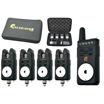 Набір сигналізаторів GLADIATOR RF698 4+1 Black з пейджером