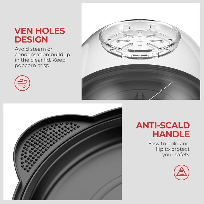 Машина для приготування попкорну YASHE, електрична мішалка для попкорну потужністю 650 Вт, машини для приготування попкорну ємністю 3 л з антипригарним покриттям, здорова та менша кількість олії для вечірок у кіно