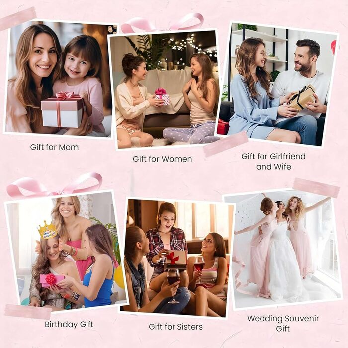 Подарунки для жінок, подарунковий набір на день народження для жінок з винним келихом з нержавіючої сталі об&39ємом 12 унцій та затишною ковдрою, натхненні різдвяні подарунки для найкращої подруги, мами, сестри, дружини
