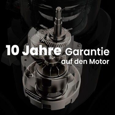 Повільна соковижималка Kuvings B8200 багатофункціональна соковижималка для фруктів та овочів, смузі, сорбетів з двигуном 240 Вт та жолобом подачі 82 мм (матовий темно-червоний)