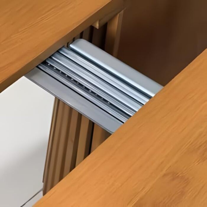 Обідній стіл ebuy24 Tokyo з 2 розсувними листами Ø120x120 до 160-200 см, дубовий шпон. Розсувний круглий обідній стіл, розсувний круглий стіл, розсувний овальний обідній стіл, натуральний дуб 120 см