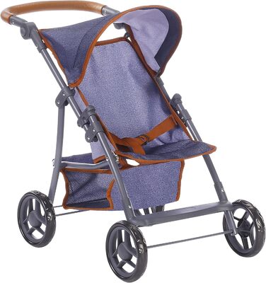 Коляска для ляльки Ліба - темно-синій, 16830 -