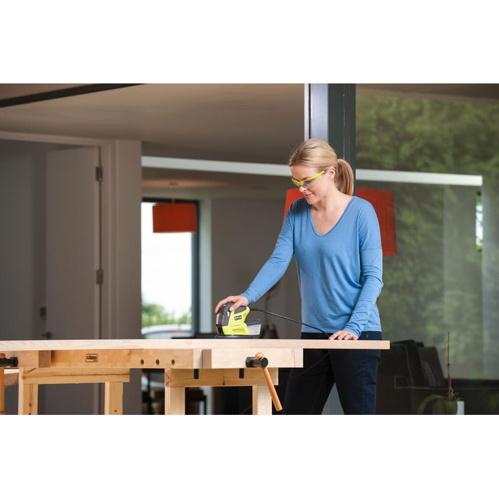 Електрична багатофункціональна шліфувальна машина Ryobi 180 Вт (регулювання швидкості, коливальний контур 2 мм) 5133002910 RMS180-