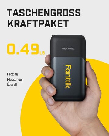 Лазерний далекомір 2-в-1 Fanttik A10 Pro, HD IPS кольоровий дисплей