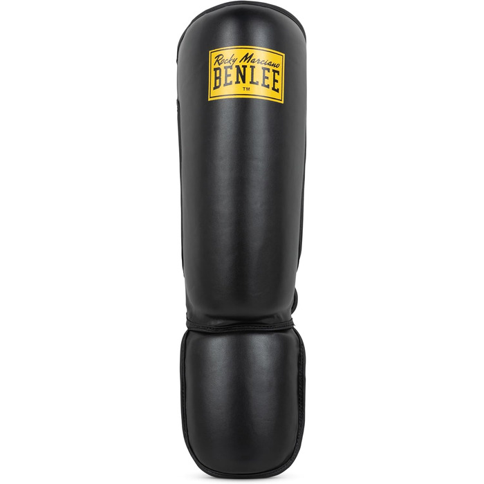Щитки для гомілок BENLEE зі штучної шкіри Guardian чорного кольору, розмір L-XL, одинарні