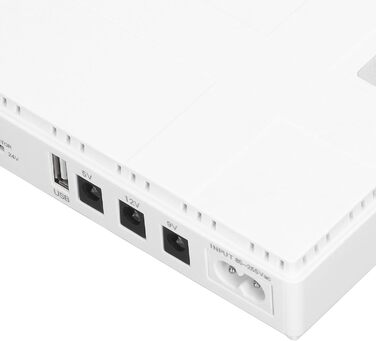 Міні-UPS акумулятор резервного живлення 8800/10400 mAh, 5V, 9V, 12V, безперебійне живлення для камер, роутерів, модемів, резервне живлення 85-265V, 8800 mAh (Європейська вилка)