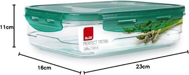 Герметичний контейнер для харчових продуктів IBILI 790420, 2000 мл, Tritan, прозорий