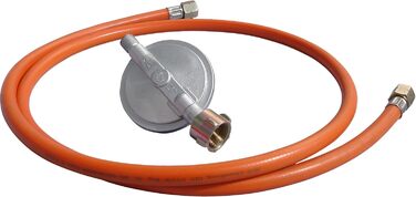 Газовий вентилятор-обігрівач Gde 85006 GGH 17 INOX (17 кВт, пальник з нержавіючої сталі, корпус з нержавіючої сталі, шланг 1,5 м, редуктор тиску)