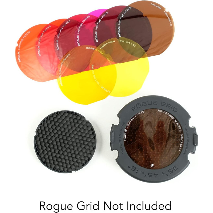 Набір світлофільтрів Rogue Gels для гелів Rogue Grid - Комбінований набір фільтрів