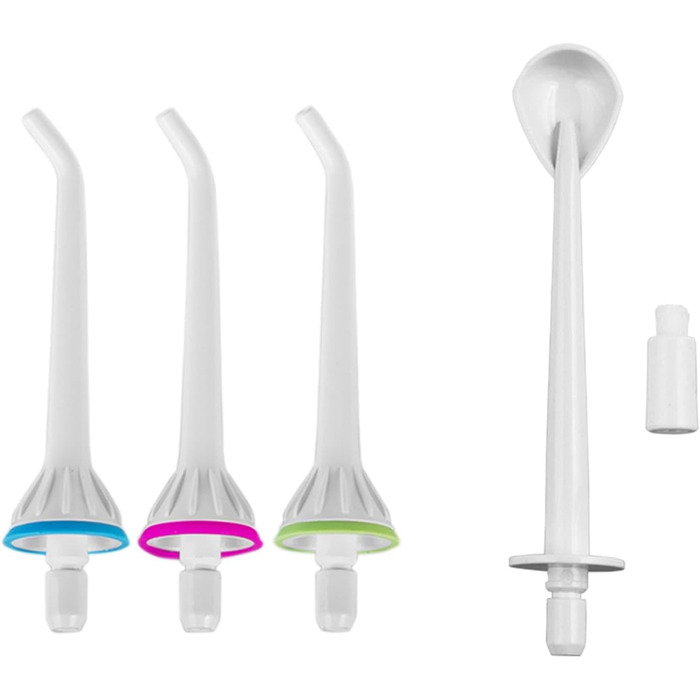 Портативний іригатор для ротової порожнини Бездротовий водний флоссер для чищення зубів та догляду за гігієною ротової порожнини, 4 насадки (Чорний), 770