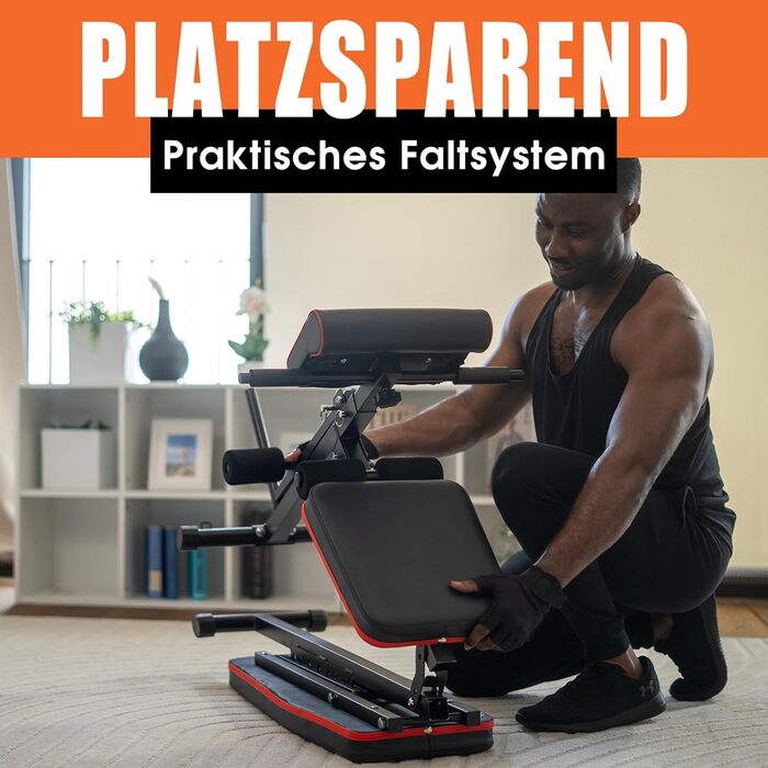 Складана регульована лава для штанги DH FitLife Похила та плоска лава для жиму лежачи, тренажера для спини та черевного пресу Багатофункціональна фітнес-лава для фітнесу та силових тренувань Лава для домашніх тренувань, модель 1, з лавою для згинання рук 
