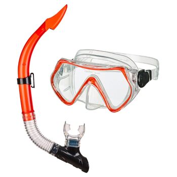 Дитячий набір для дайвінгу BECO Livorno, 2 предмети, маска для дайвінгу з трубкою, червоний
