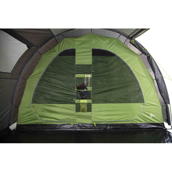 Намет п'ятимісний High Peak Ancona 5.0 Light Grey/Dark Grey/Green (10249)
