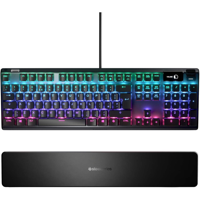 Механічна ігрова клавіатура - Інтелектуальний OLED-дисплей - Синій перемикач - Англійська (QWERTY) розкладка - Стандартна клавіату