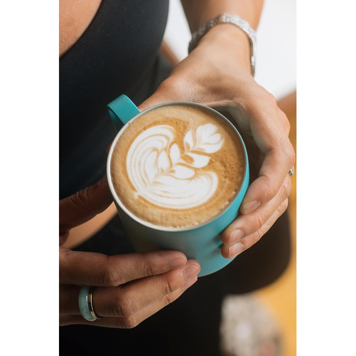Кемпінгова кружка MiiR, вакуумна ізоляція, бризкозахищена, розсувна кришка, що щільно прилягає, конструкція з нержавіючої сталі, колір Coastal Teal, 340 мл (12 унцій)