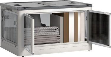 Штабельовані контейнери для зберігання з кришкою, розбірна шафа-органайзер для зберігання, пластикові висувні ящики на колесах з 5