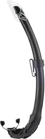 Одинарна маска або комбінований комплект маска трубка для дайвінгу та снорклінгу, один розмір, дорослий комбінований комплект чорний/чорний