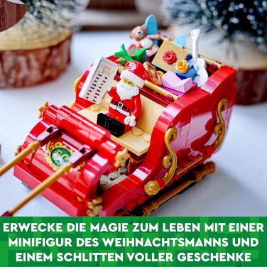 Конструктор LEGO Santa’s Sleigh Set 40499, 343 деталі, сани Санта-Клауса