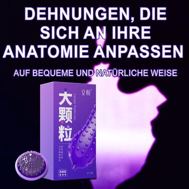 Презервативи JIAOYUE з рельєфними точками, 8 шт