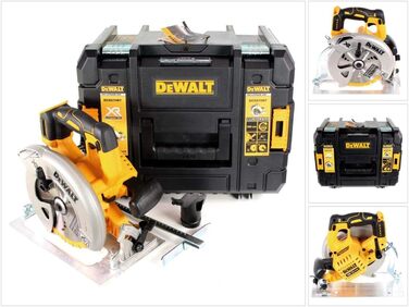Акумуляторна портативна циркулярна пила Dewalt 18 Вольт 64 мм DCS570NT (макс. глибина різання 64 мм, ø пильного диска 184 мм, регу