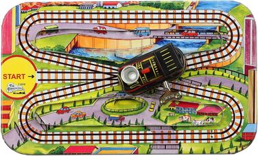 Олов'яна іграшка Superfreak - іграшкова залізниця з локомотивом - Modern Train Set - включаючи заводний локомотив моделі 03