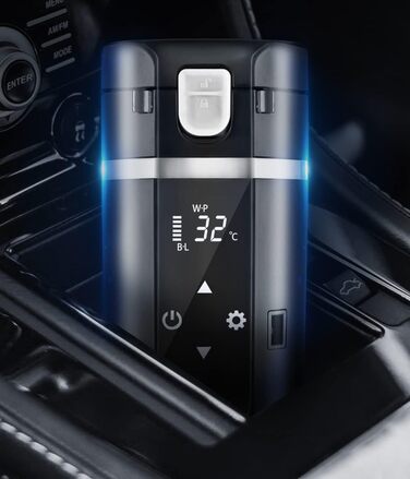 Дорожній електричний чайник 24В/12В для автомобіля/вантажівки, нагрівальна кружка 480 мл з кришкою, що захищає від проливання, гер