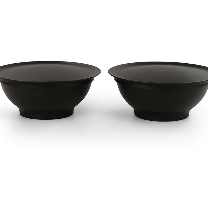 Десертні стаканчики TUPPERWARE Allegra 275 мл (2) чорно-золоті