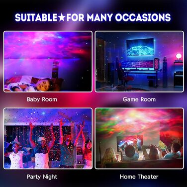 Проектор космонавта &quotГалактика зоряного неба&quot, світлодіодна лампа-проектор космічного нічного неба з таймером та пультом дистанційного керування, зоряне світло для спальні та стелі, ідеальний подарунок для дітей та дорослих. Білий космонавт