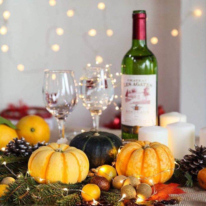 Світлодіодних казкових вогнів, що працюють від батареї, 20 світлодіодів мікро мідного дроту, 2M освітлення світлячка для DIY Різдв