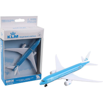 Одномісний літак KLM Boeing 787, дрібний масштаб, модель літака, колекційна, ігрова, іграшкова, мініатюрна модель із пластику - для дітей віком від 3 років і старше