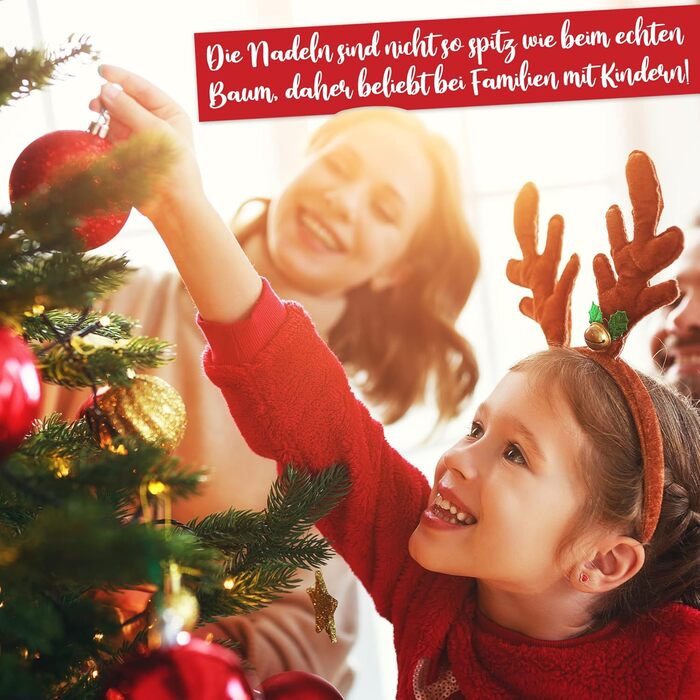 Штучна ялинка Високоякісна дерев&39яна підставка реалістичні гілки, хвоя з декоративним снігом та справжніми сосновими шишками Штучні ялинки, 180 см або 220 см. Ялинка 180 см.