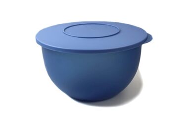 Миска Tupperware Young Wave 4,3 л темно-синя, сервірувальна миска, темно-синя, 4,3 літра