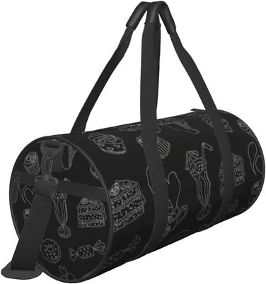 Блискучий та вишуканий візерунок, кругла форма, велика місткість, дорожня сумка, легка та міцна, ідеальний подарунок для походів, відпустки, ділових поїздок та іншого, для чаювання, універсальний розмір