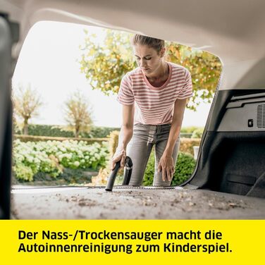 Пилосос для сухого та вологого прибирання Krcher WD 4 P S V-20/5/22, контейнер з нержавіючої сталі 20 л, 1000 Вт, кабель 5 м, всмо