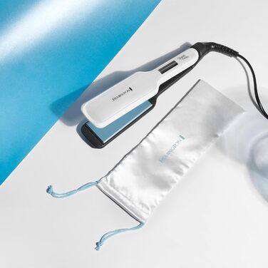 Випрямляч для волосся Remington Shine Therapy Wide S8550, широкі пластини, LCD-дисплей, 150230C