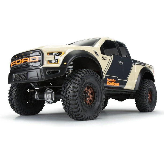 Кузов для 1/10 Ford F-150 Raptor 2017 року (Прозорий), колісна база 313 мм (12.3 дюйми) для Crwlrs
