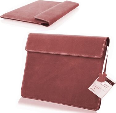 Шкіряний чохол для ноутбука MOELECTRONIX REAL підходить для Dell Latitude 5320 захисний шкіряний чохол Slim Tab з магнітним застіб