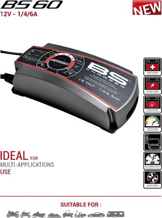 ЗАРЯДНИЙ ПРИСТРІЙ BS60, BS-ЗАРЯДНИЙ ПРИСТРІЙ