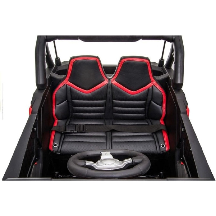 Дитячий транспортний засіб - електромобіль Buggy 999 - акумулятор 12V10AH, 4 двигуни - 2,4Ghz, повнопривідний 2 місця шкіряне сиді