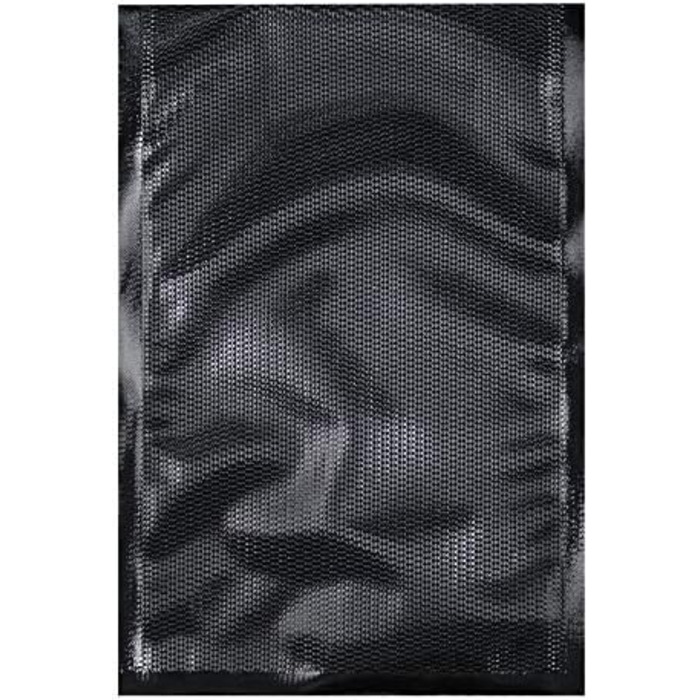 Вакуумні пакети Allpax 20 х 30 см - 50 шт. - чорні, прозорі з одного боку - підходять для вакууматорів інших брендів - з грубою, ребристою структурою 20 х 30 см, чорні/прозорі, 50 шт.