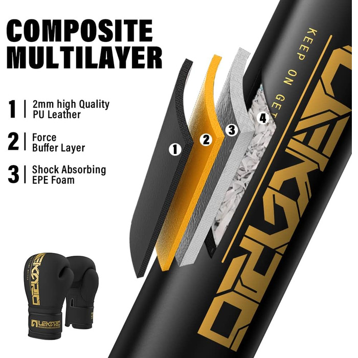 Боксерська груша з боксерськими рукавичками Мішок для кікбоксингу Важкий боксерський мішок для дорослих з всмоктуючою основою Муай