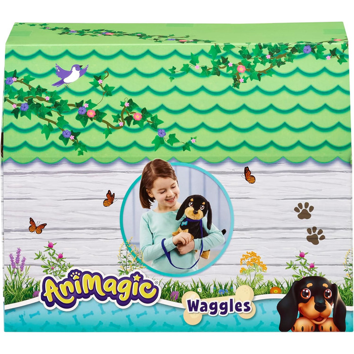 Такса - Інтерактивна м&39яка іграшка для дітей від 2 років - Весела плюшева іграшка собака, яка бігає і гавкає - Подарунок дітям