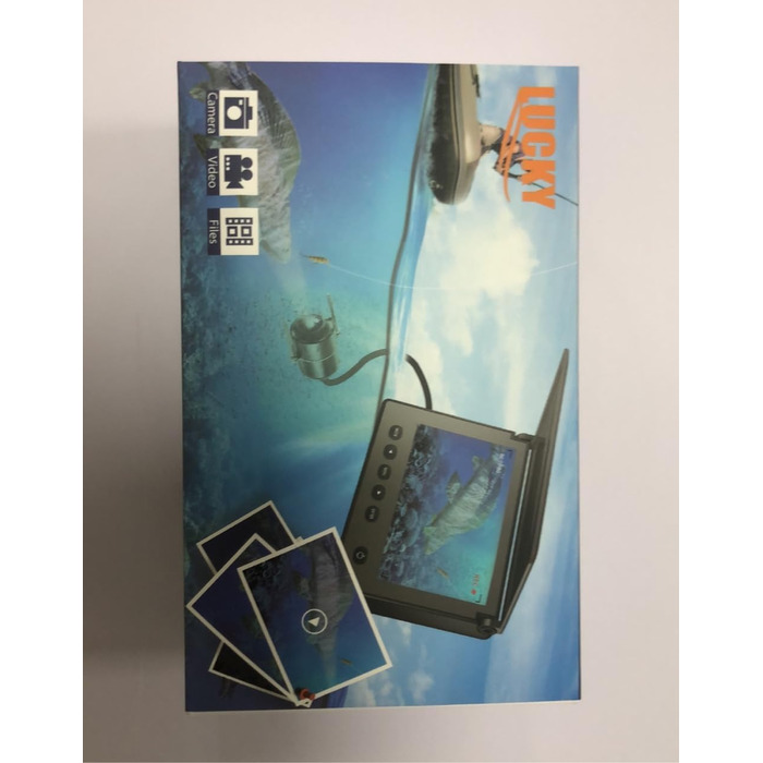 Підводна камера для риболовлі Підводний ехолот Інфрачервоний світлодіодний портативний відеокамера для риболовлі LCD монітор Каяк Човен Морська риболовля