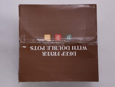 Велика подвійна фритюрниця Aigostar з 2 кошиками, 6-літрова фритюрниця з функцією холодної зони, 3600 Вт, оглядове вікно, регульований рівень нагріву до 190C, міцна та проста в догляді, чорна